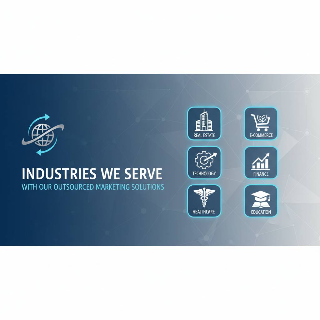 Industries We Serve With Our Outsourced Marketing Solutions